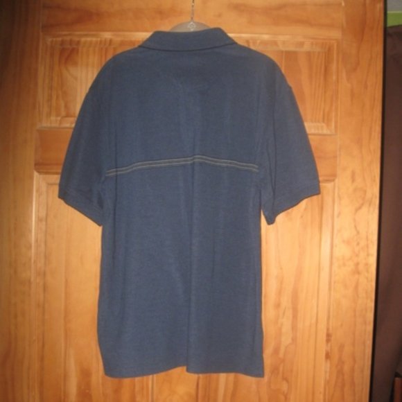 Van Heusen Blue Short Sleeve Polo - Picture 2 of 2